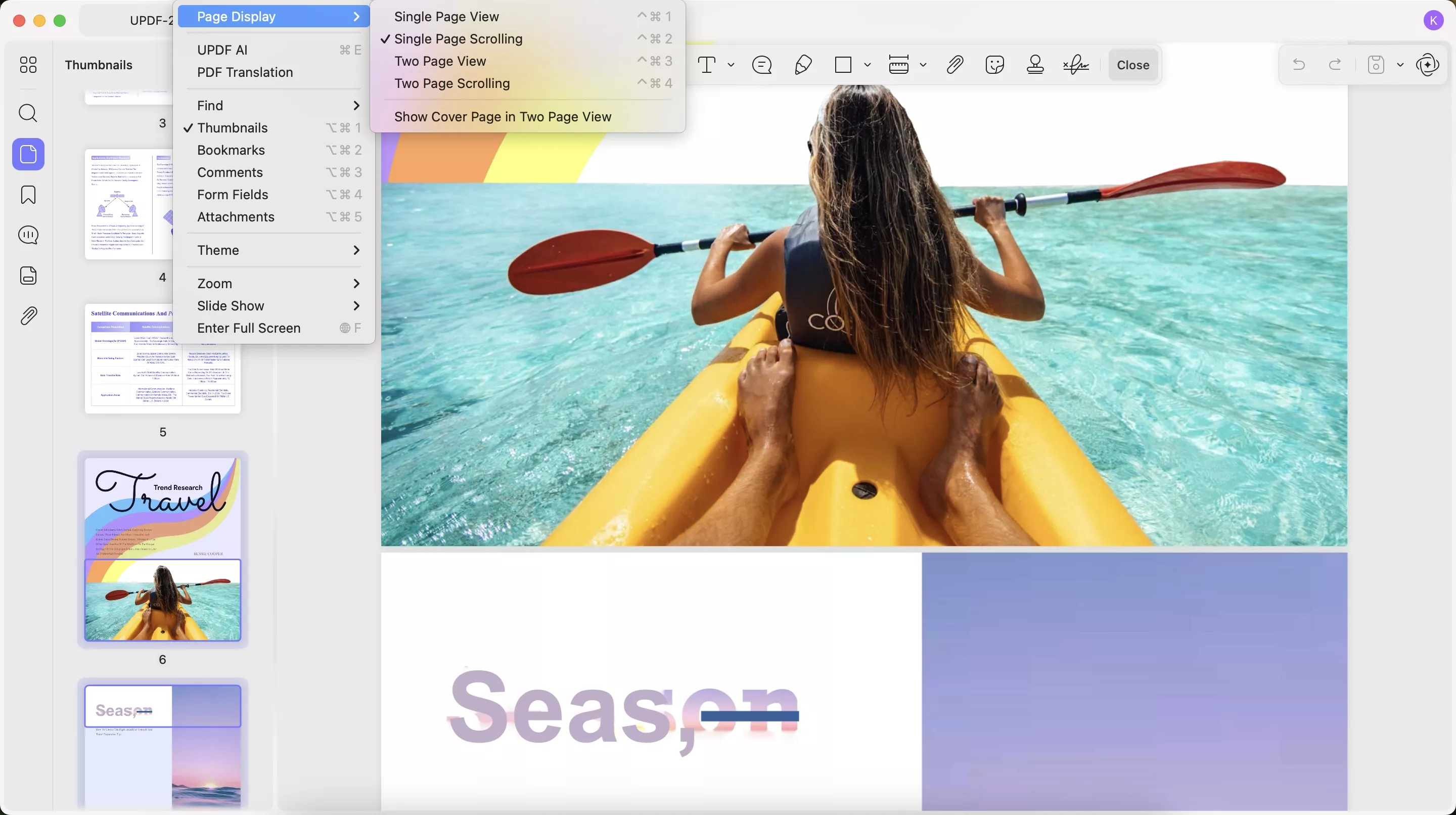 pdf view mode
