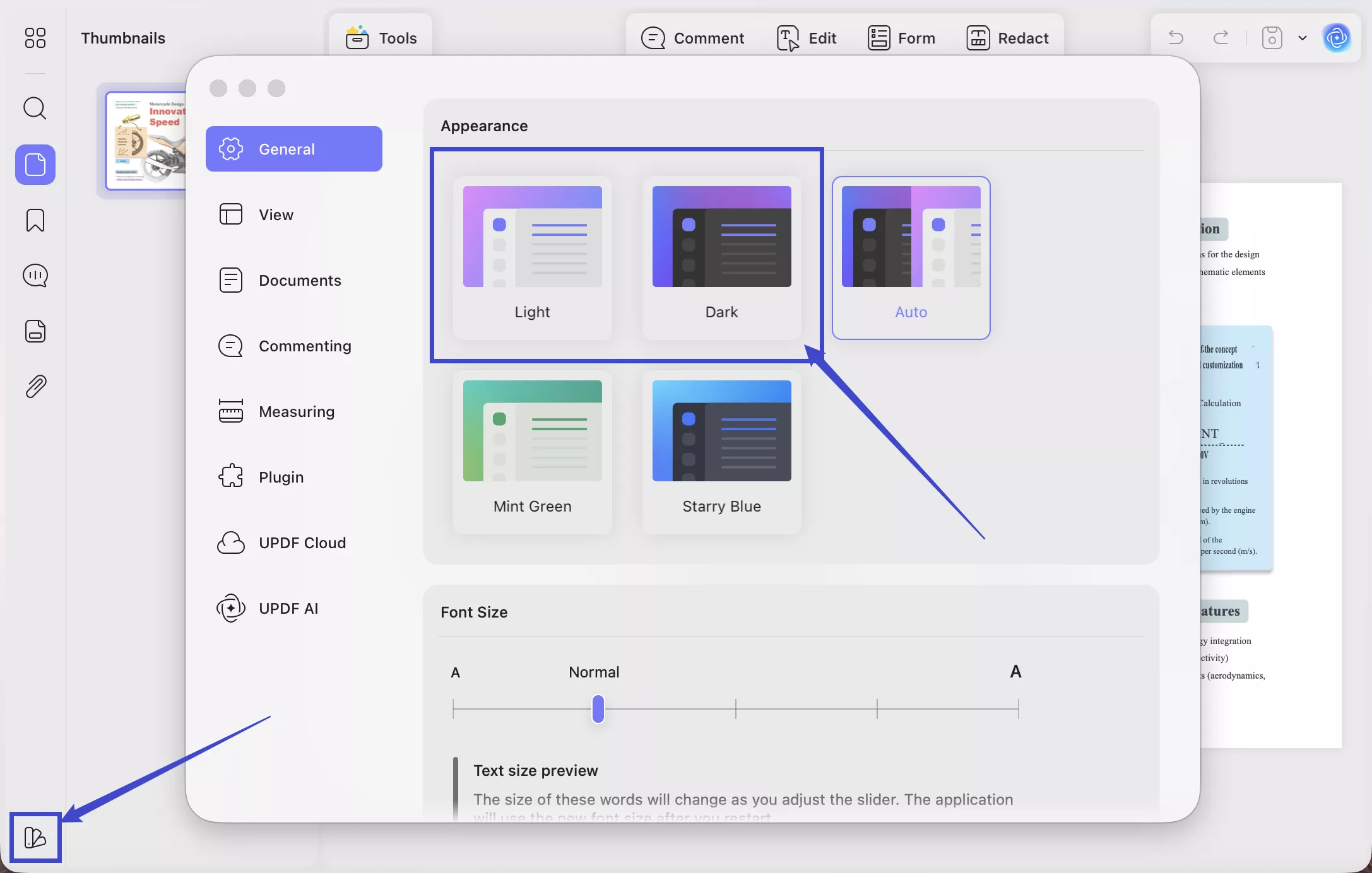 view pdf in convenient mode windows updf