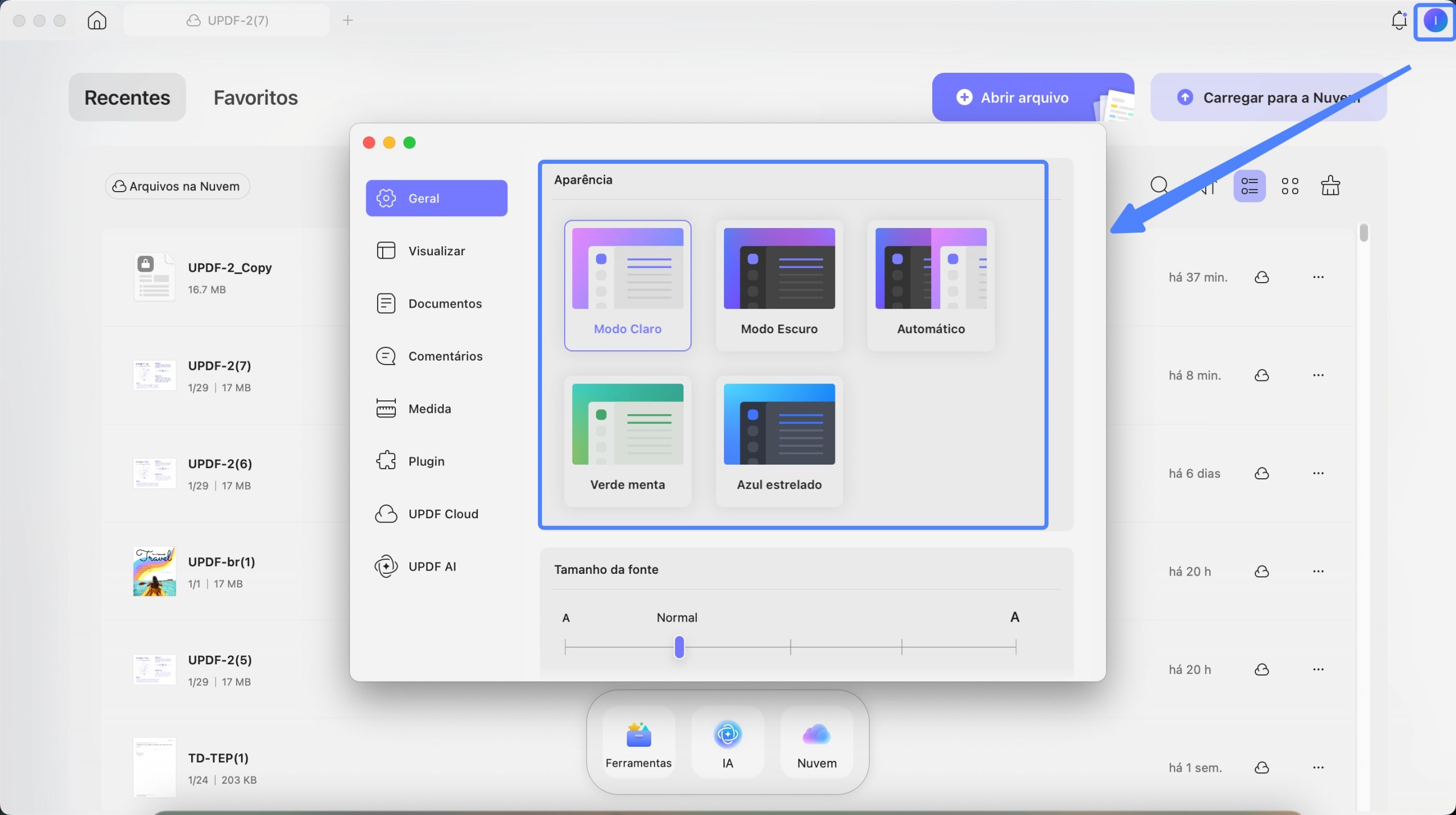 visualizar pdf em modo conveniente