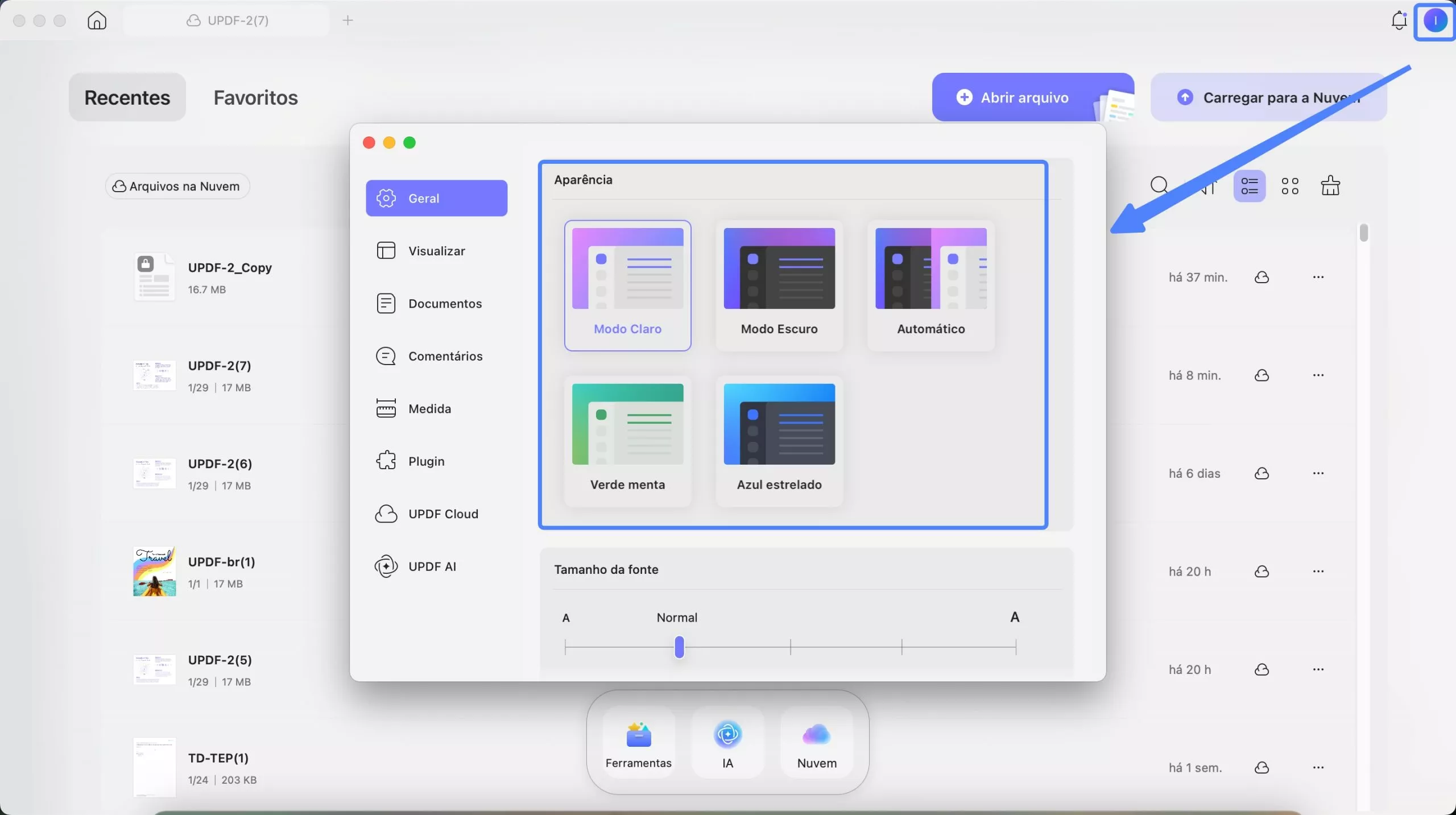 visualizar pdf em modo conveniente