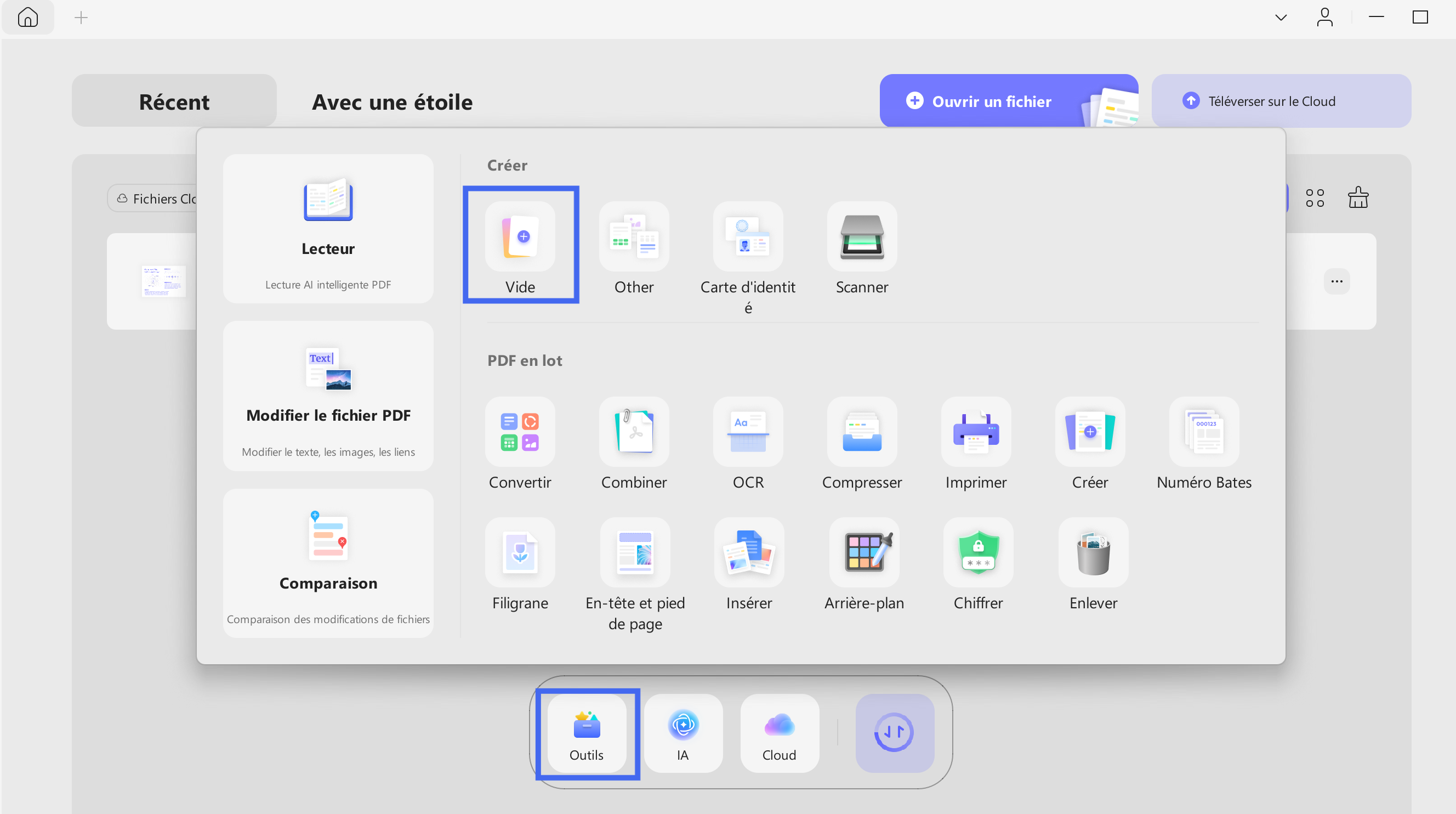 locate blank page option 