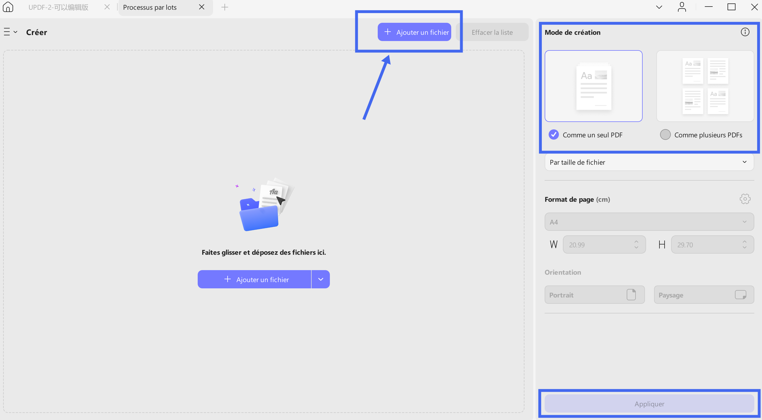 add file and apply changes 