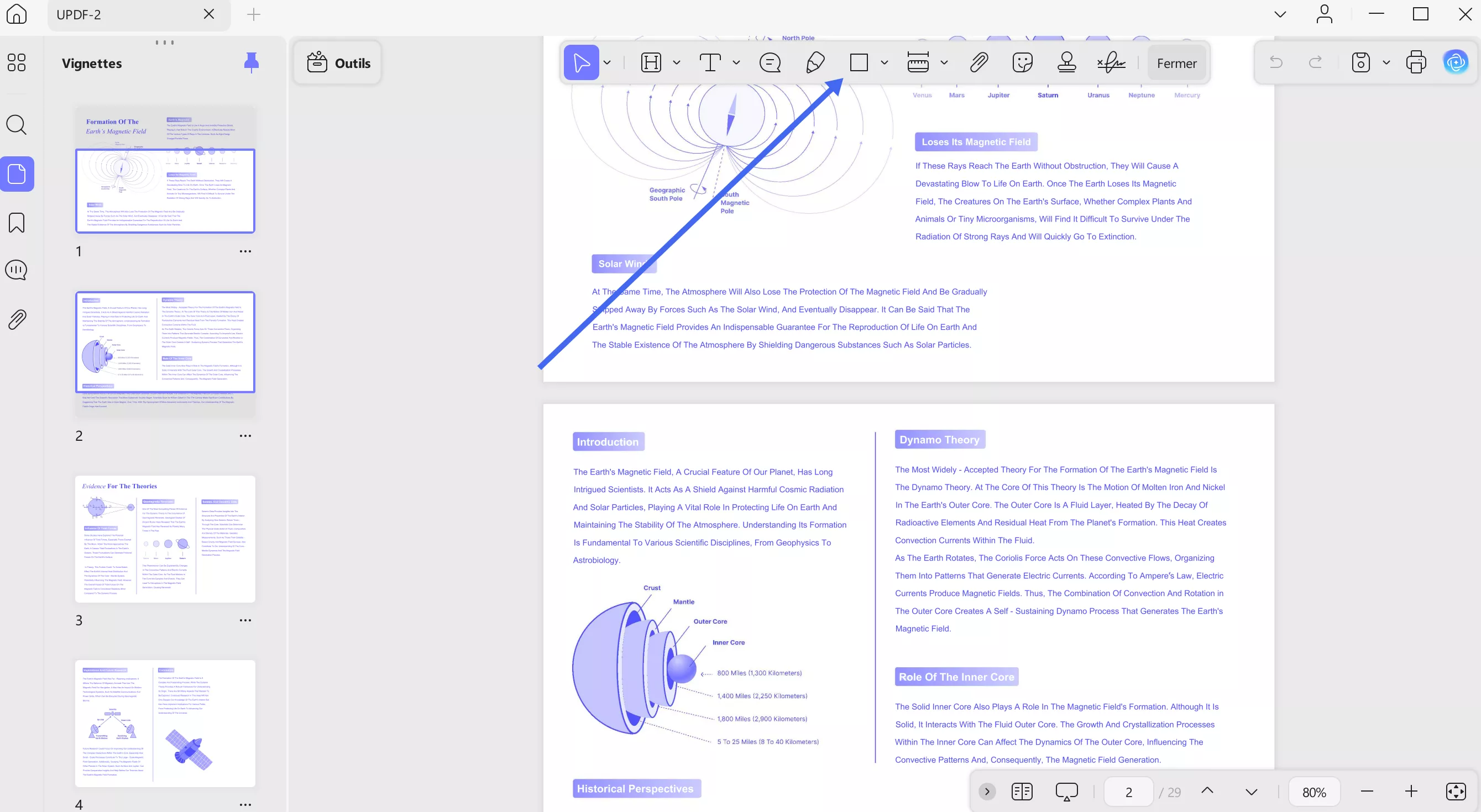 annotate pdf with updf