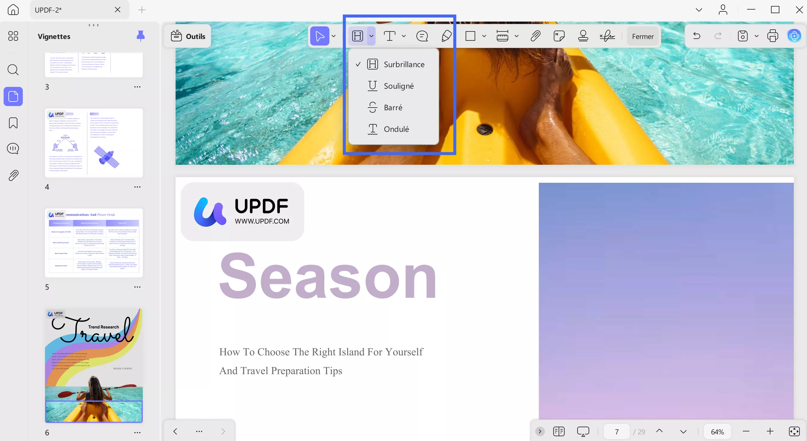 markup exiting text