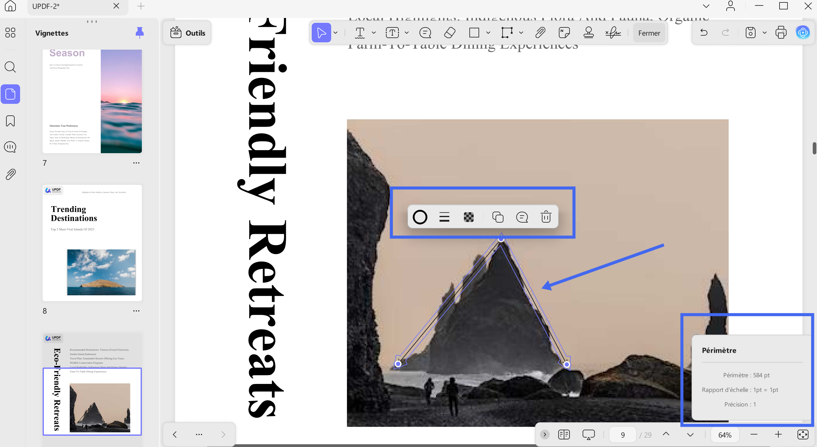 navigate perimeter tool