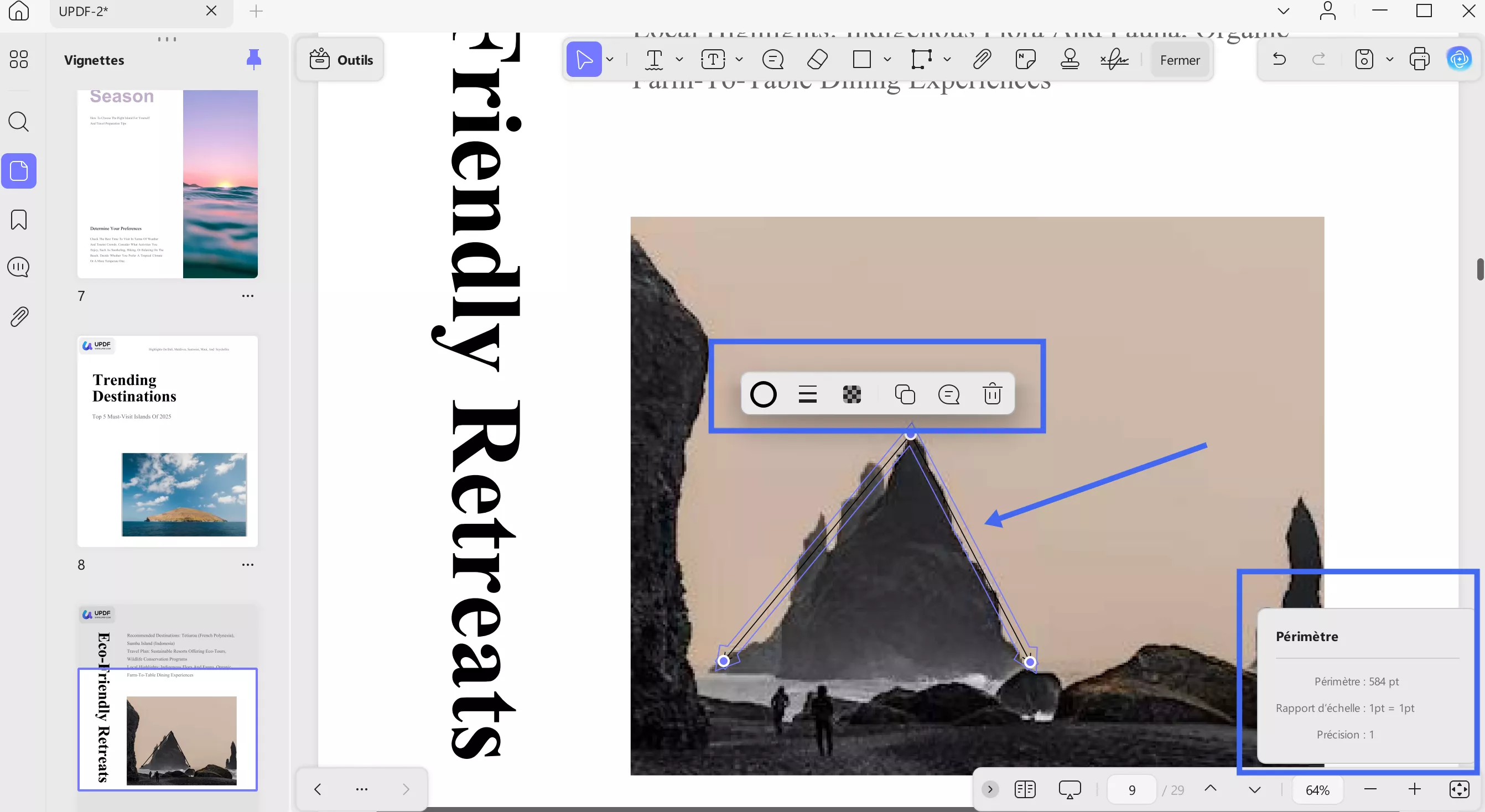 navigate perimeter tool
