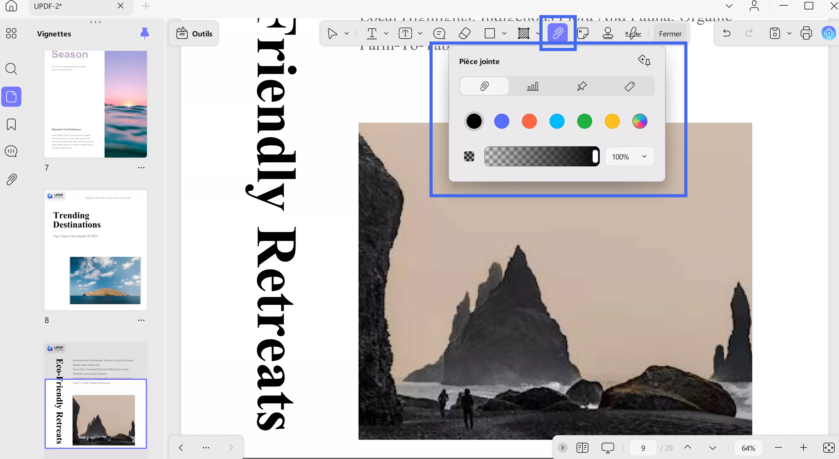 click attachment tool