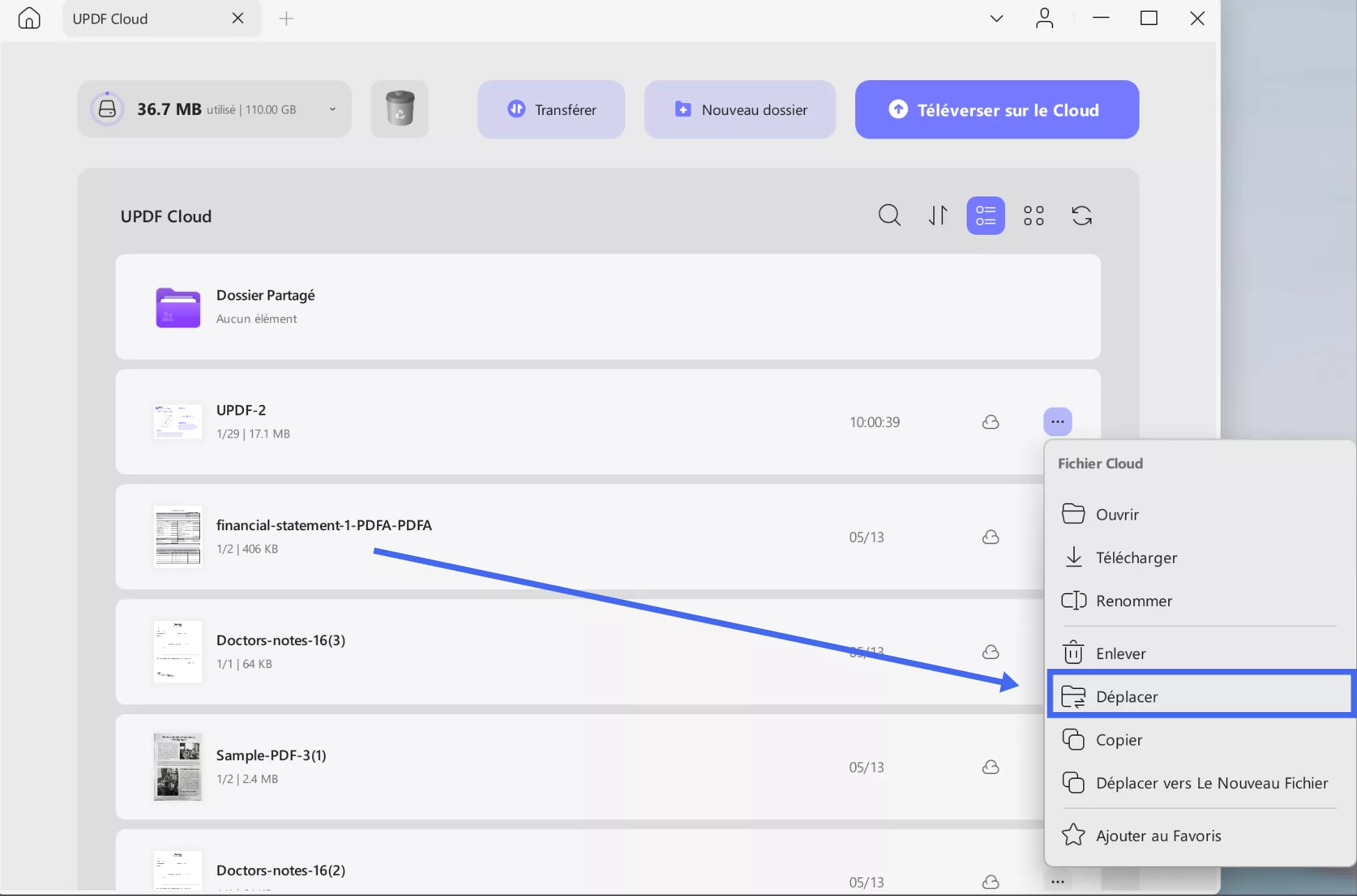 move pdf file to different location updf cloud windows 2