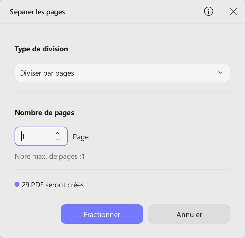 split by page number updf windows 2