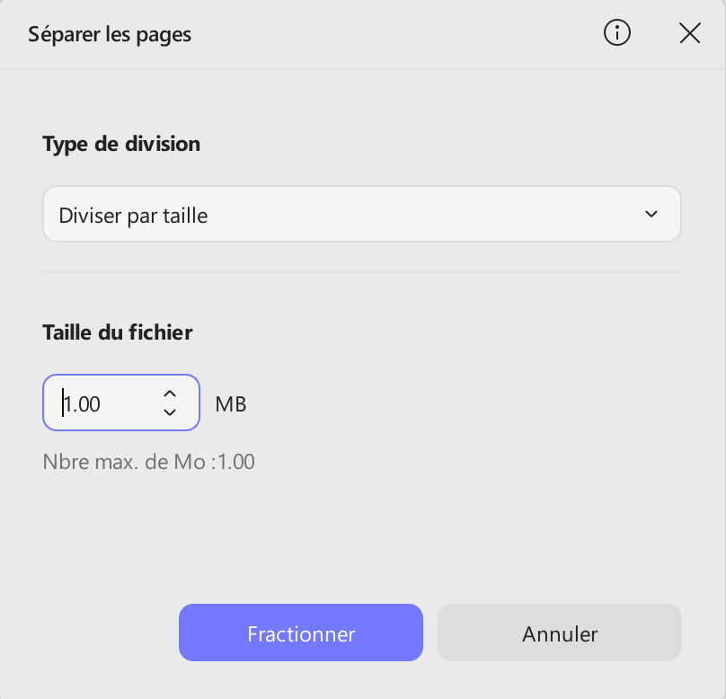 split by page number updf windows 2