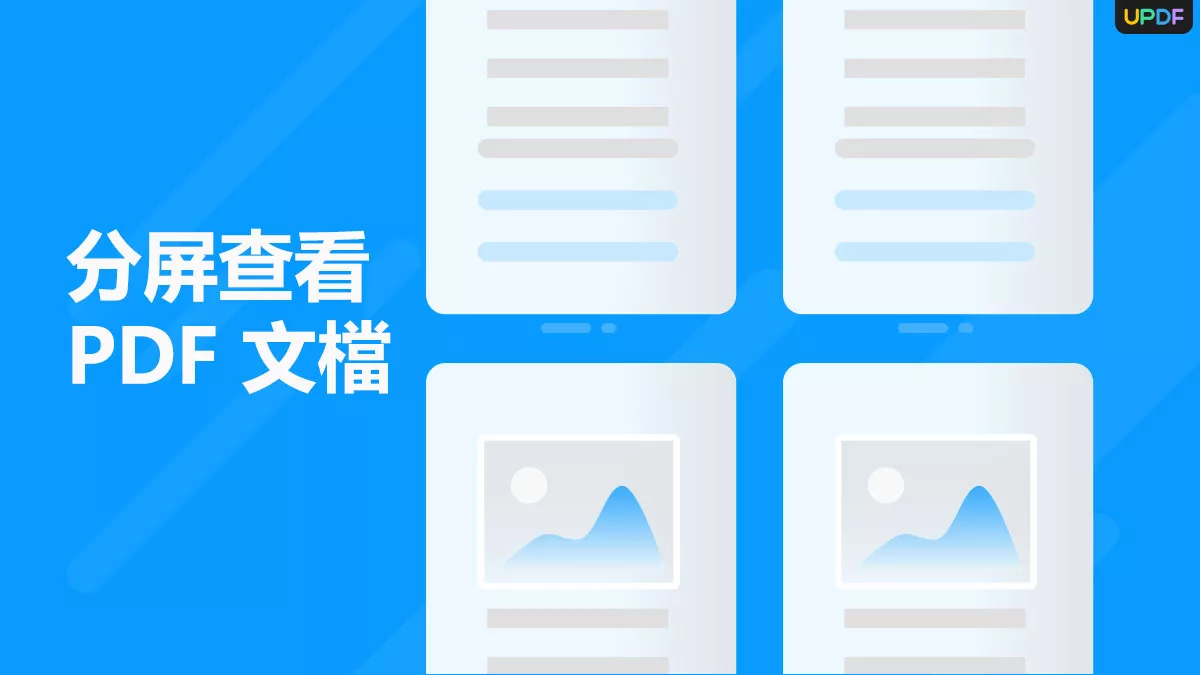 如何分屏查看 PDF 文檔？