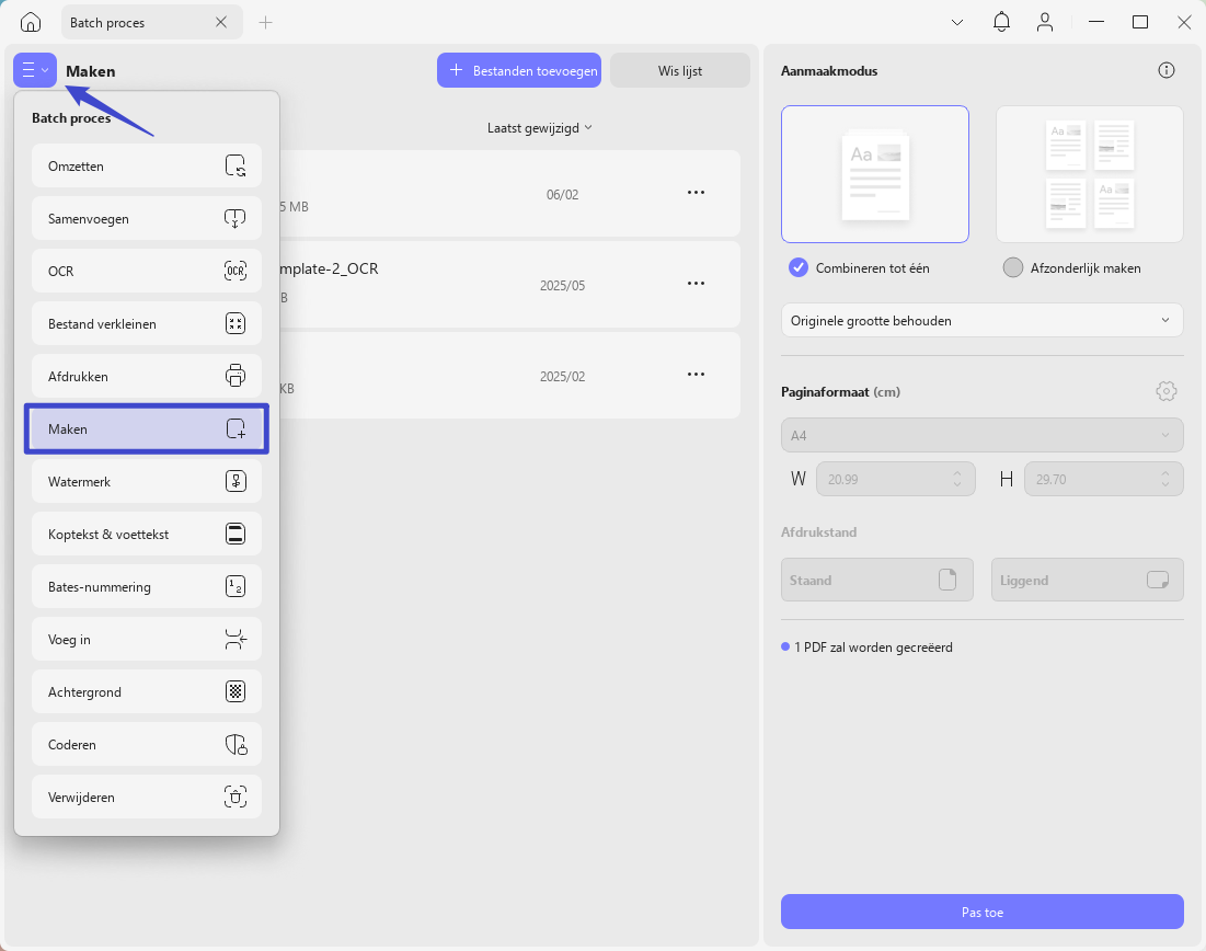 batch convert Excel files to PDFs