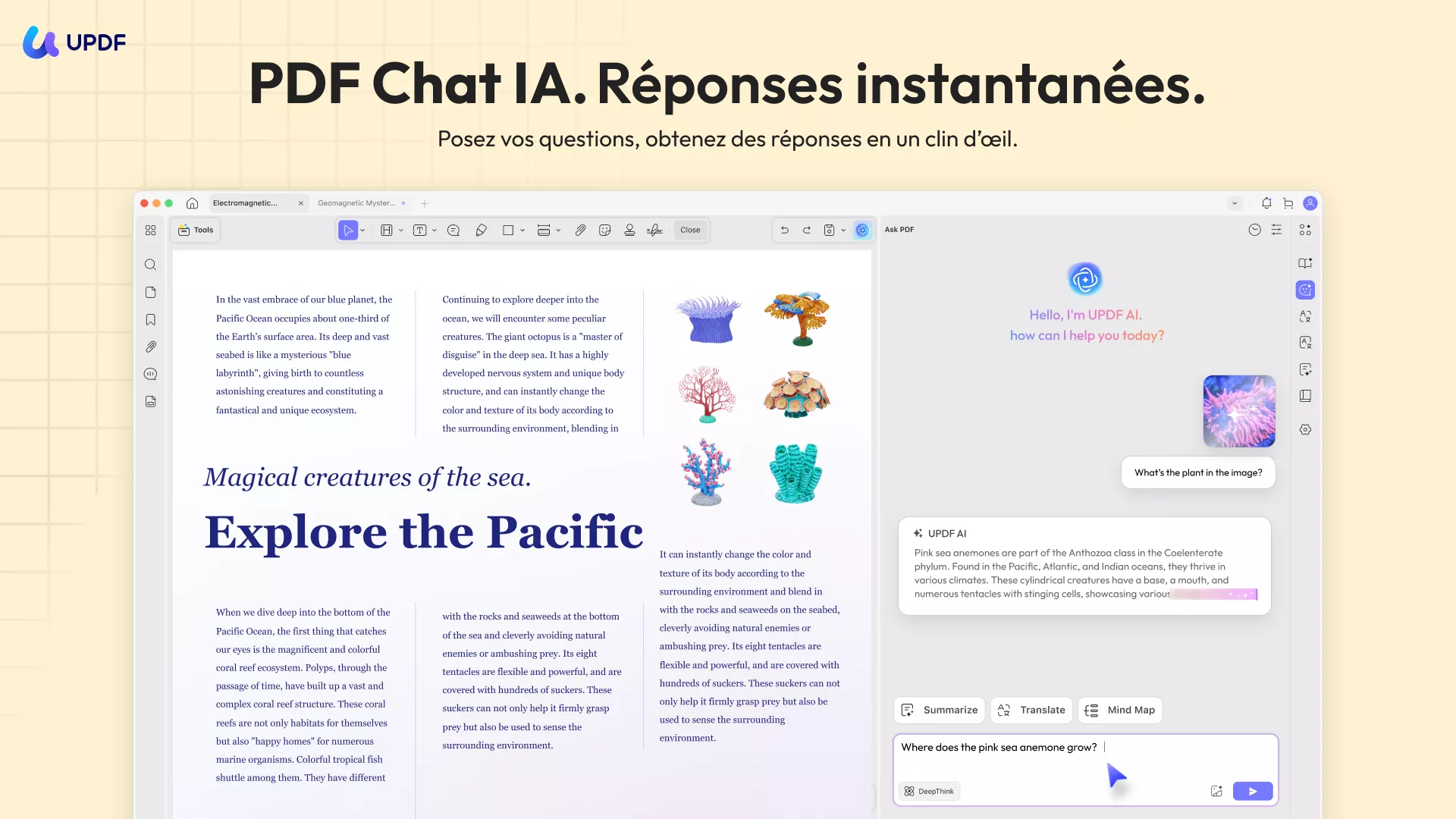 discuter avec UPDF AI