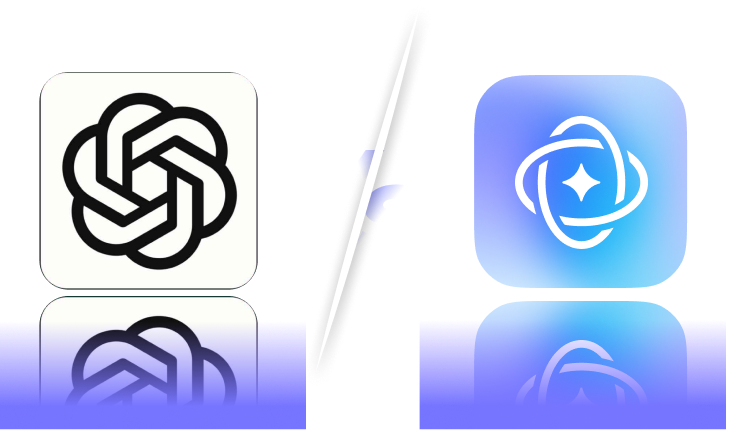 ChatGPT vs UPDF AI logo