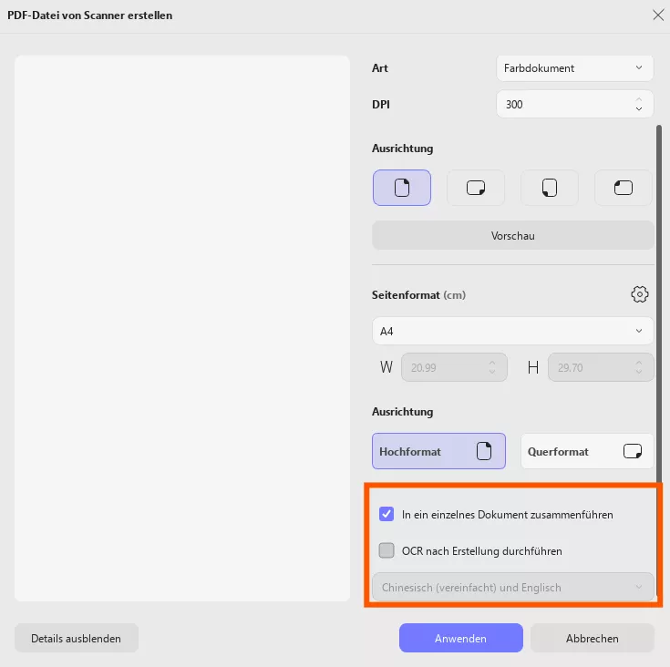 windows faxen und scannen pdf ocr