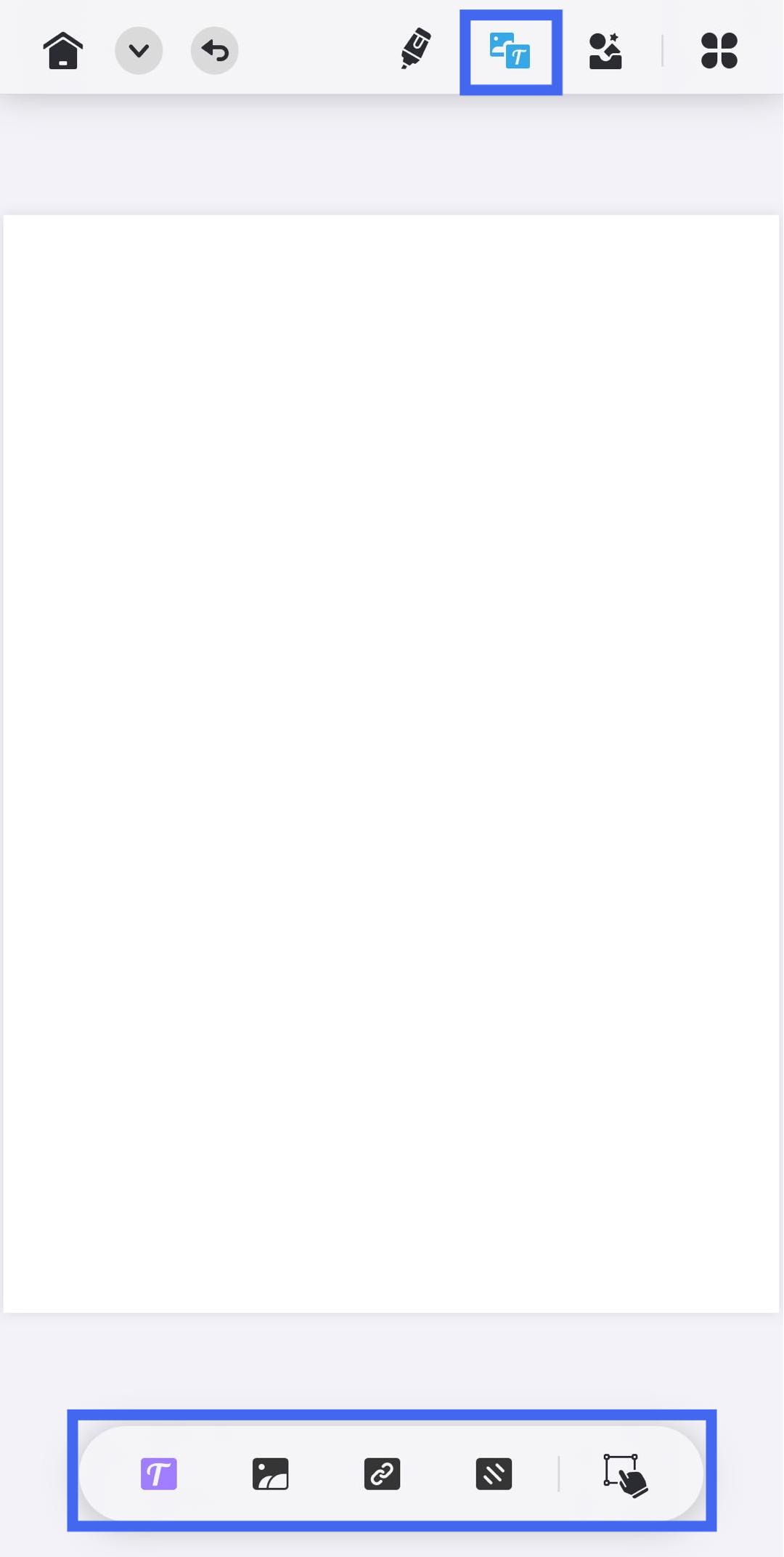 ajoutez du texte, une image et un lien à votre PDF updf ios