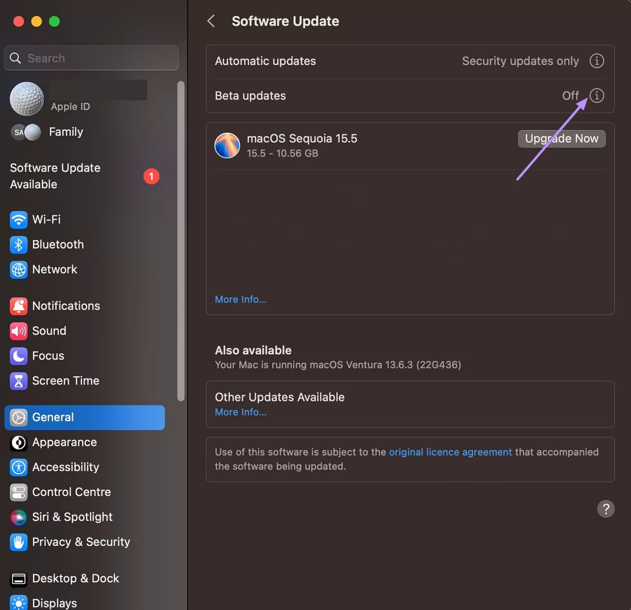 downgrade older version from macos