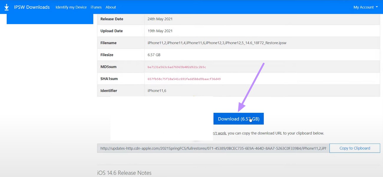 download os from ispw website