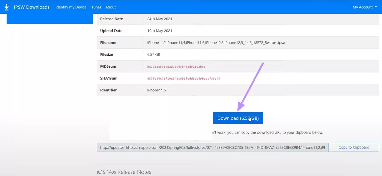 download os from ispw website