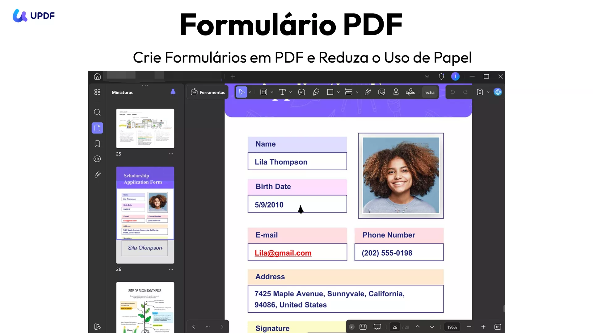 formulário pdf