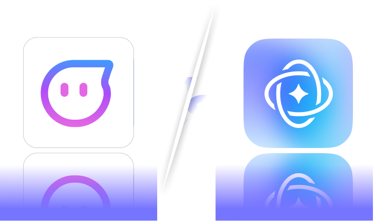 Foxit AI vs UPDF AI logo