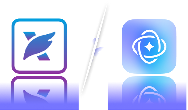 Foxit AI vs UPDF AI logo