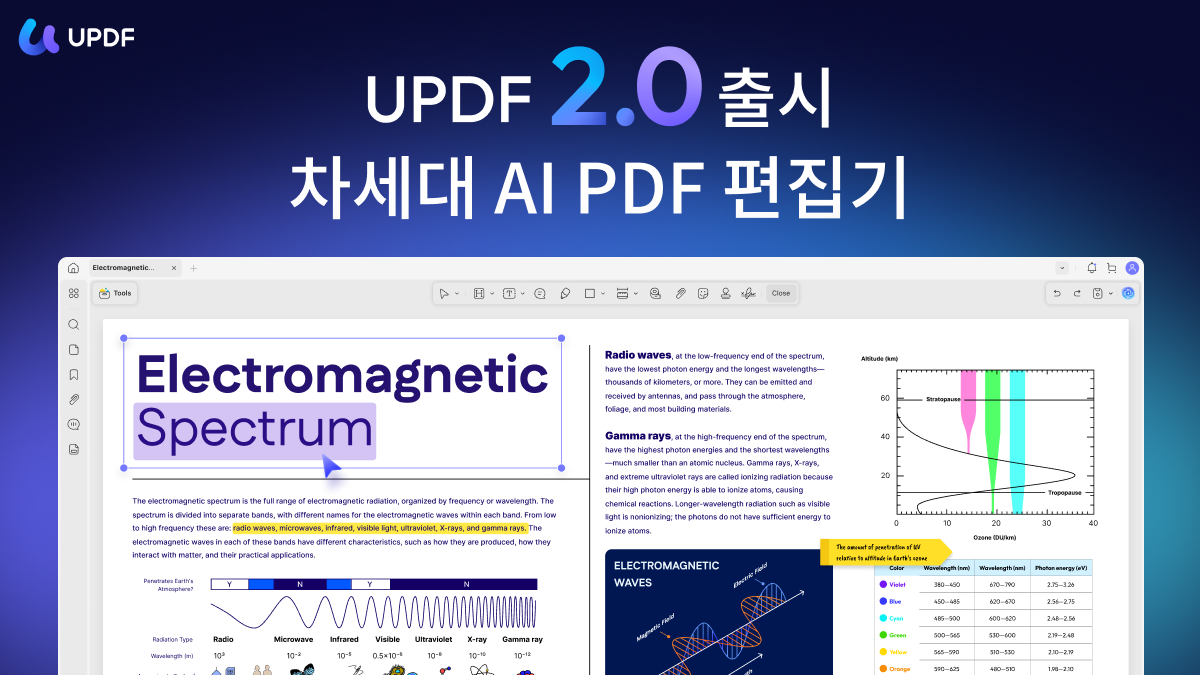 UPDF PDF 편집기