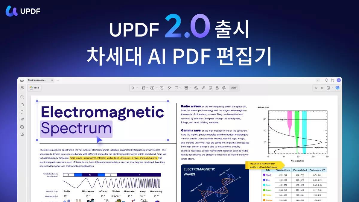 UPDF PDF 편집기
