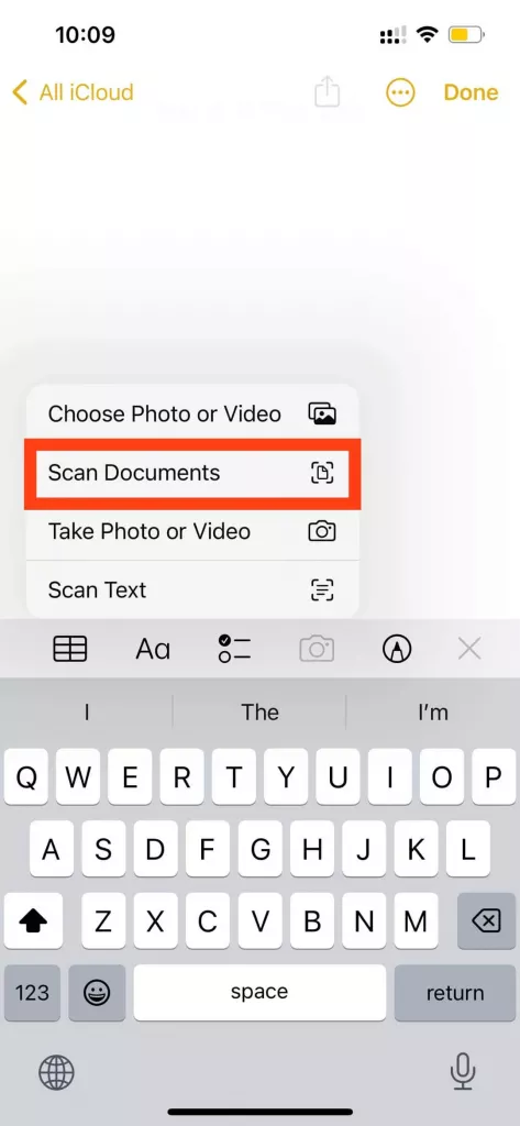 iPhone 備忘錄建立PDF