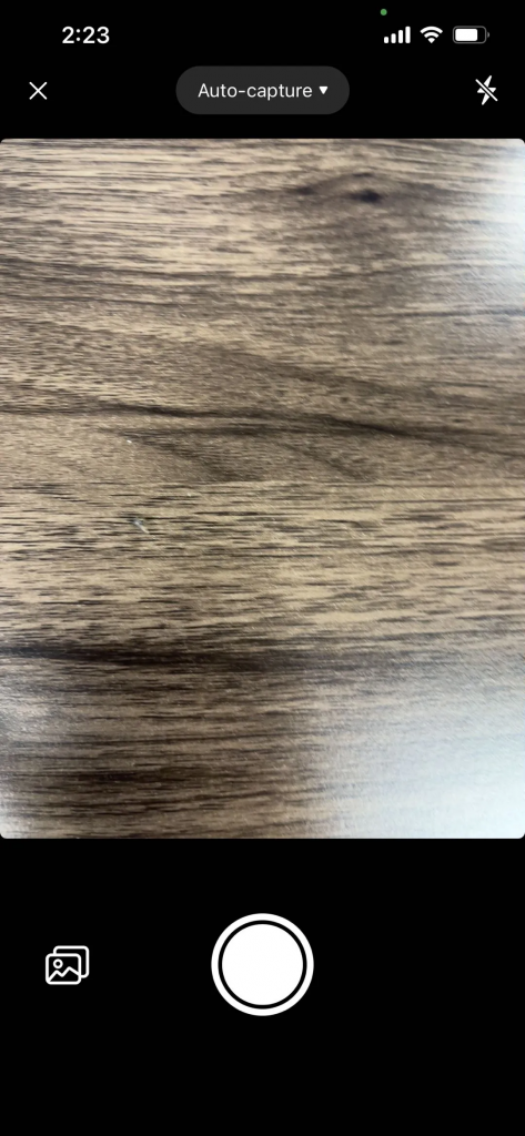 用相機掃描 iPhone 上的圖片