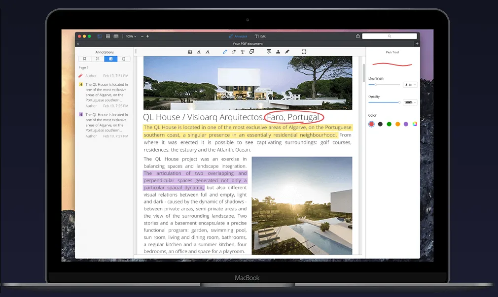 PDF Expert 註解工具