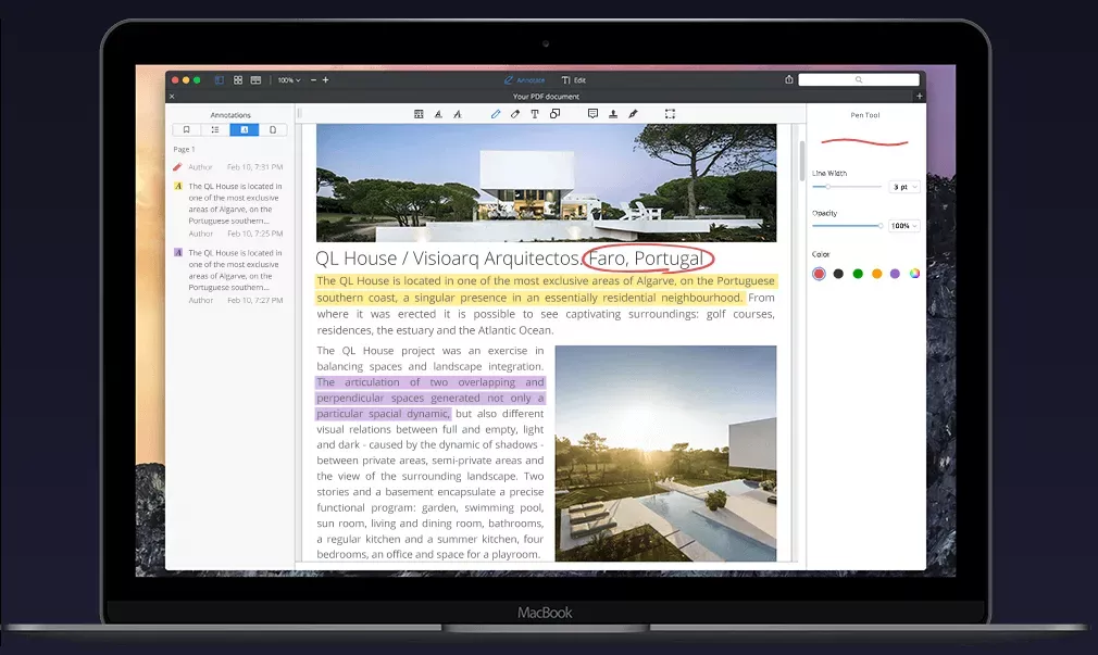 PDF Expert 註解工具