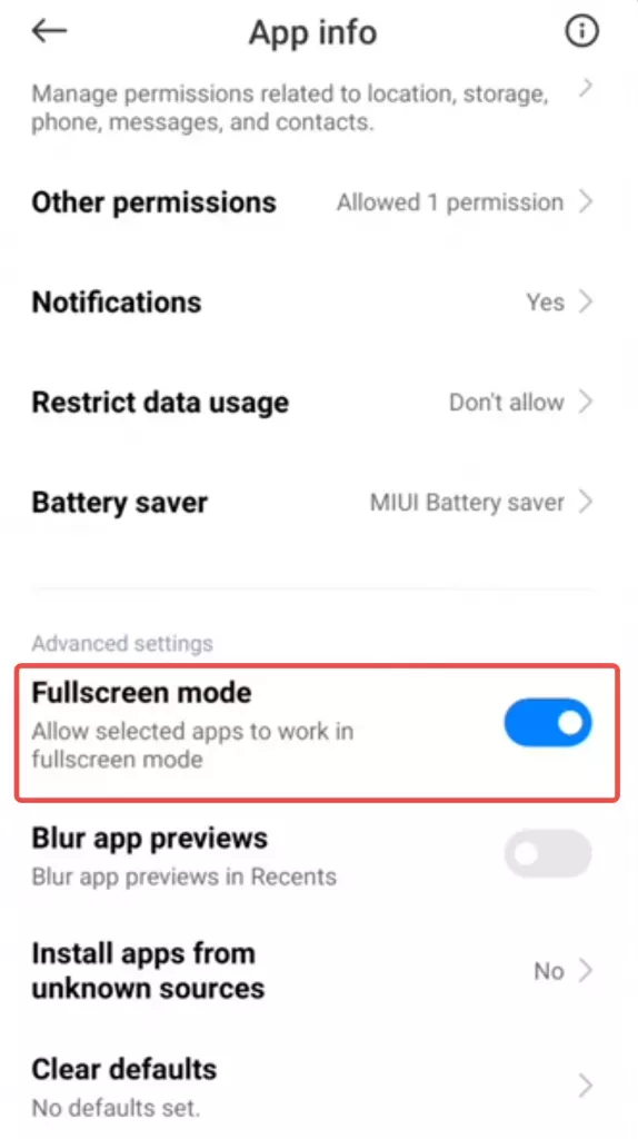 在 iOS/Android 裝置上啟用全螢幕模式