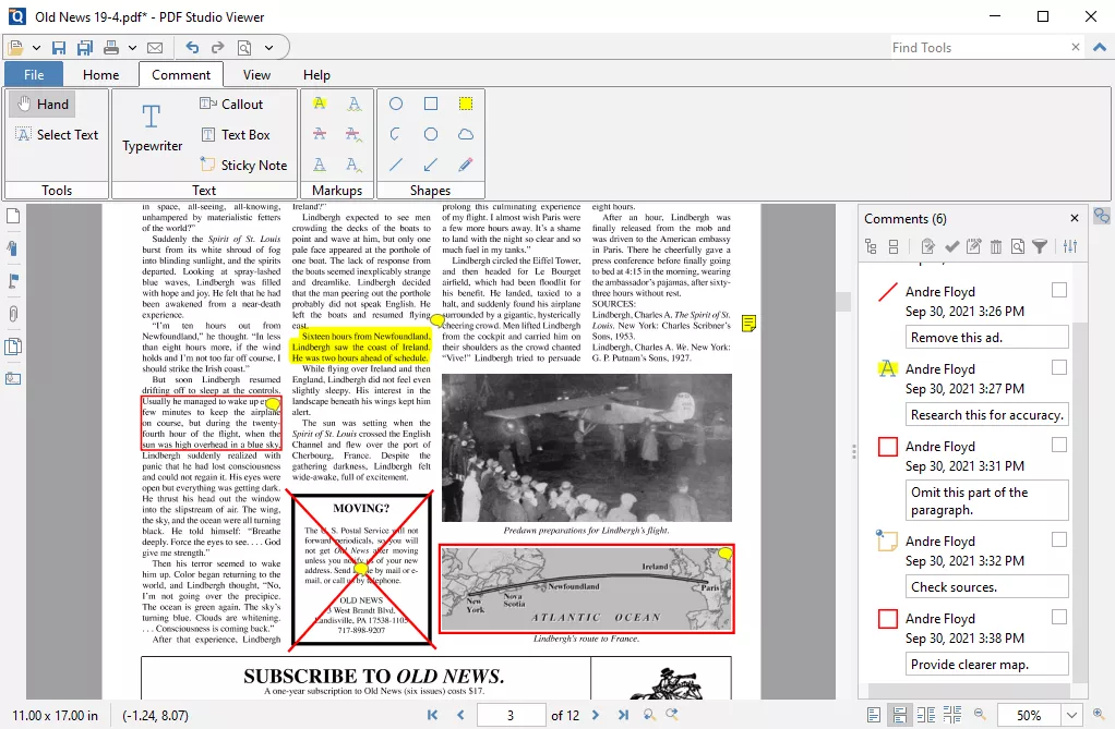 interface of pdf studio pro