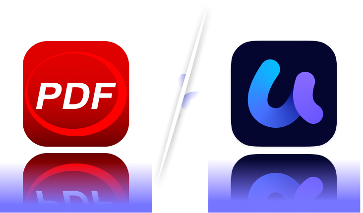 Kdan PDF Reader Pro vs UPDF AI logo
