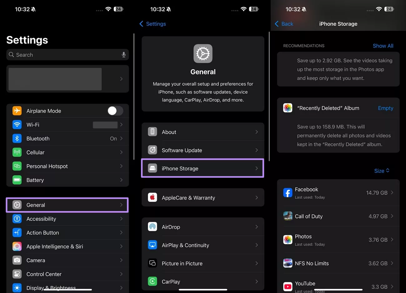 make more space in iphone storage