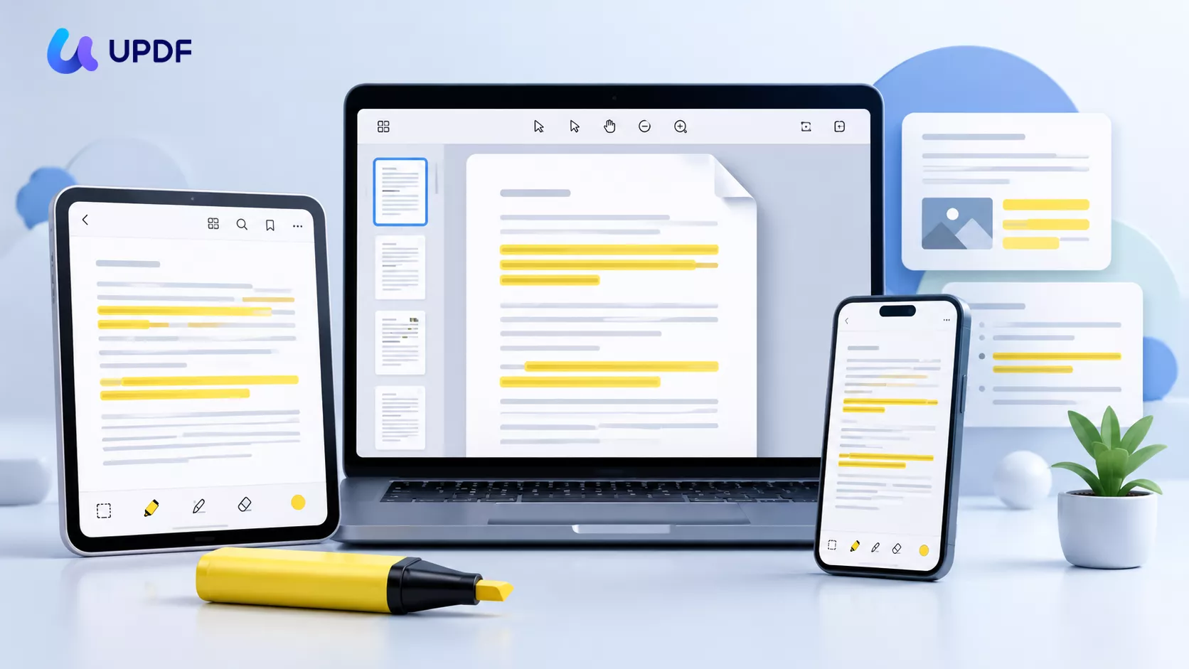 pdf readers with highlighter cover