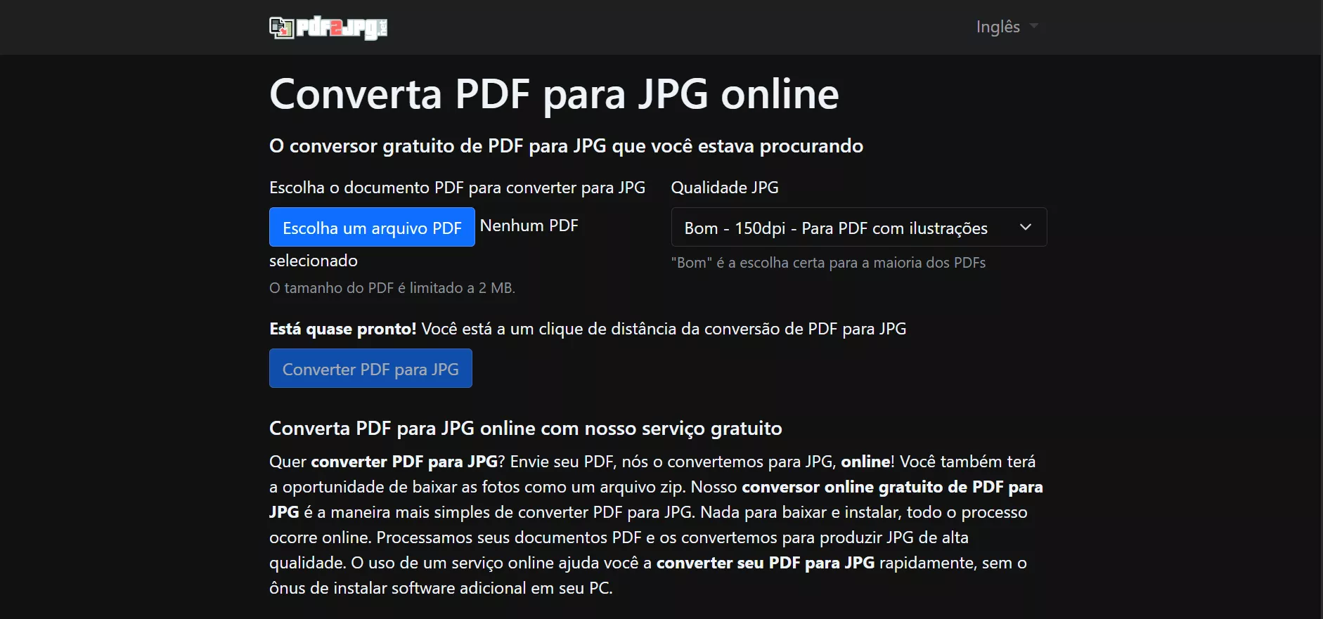 converta pdf para jpg online em pdf2jpg