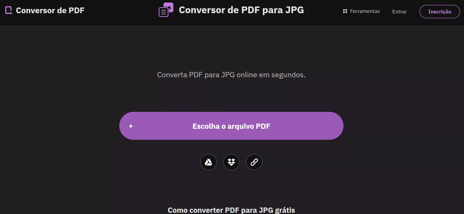 conversor de pdf para jpg