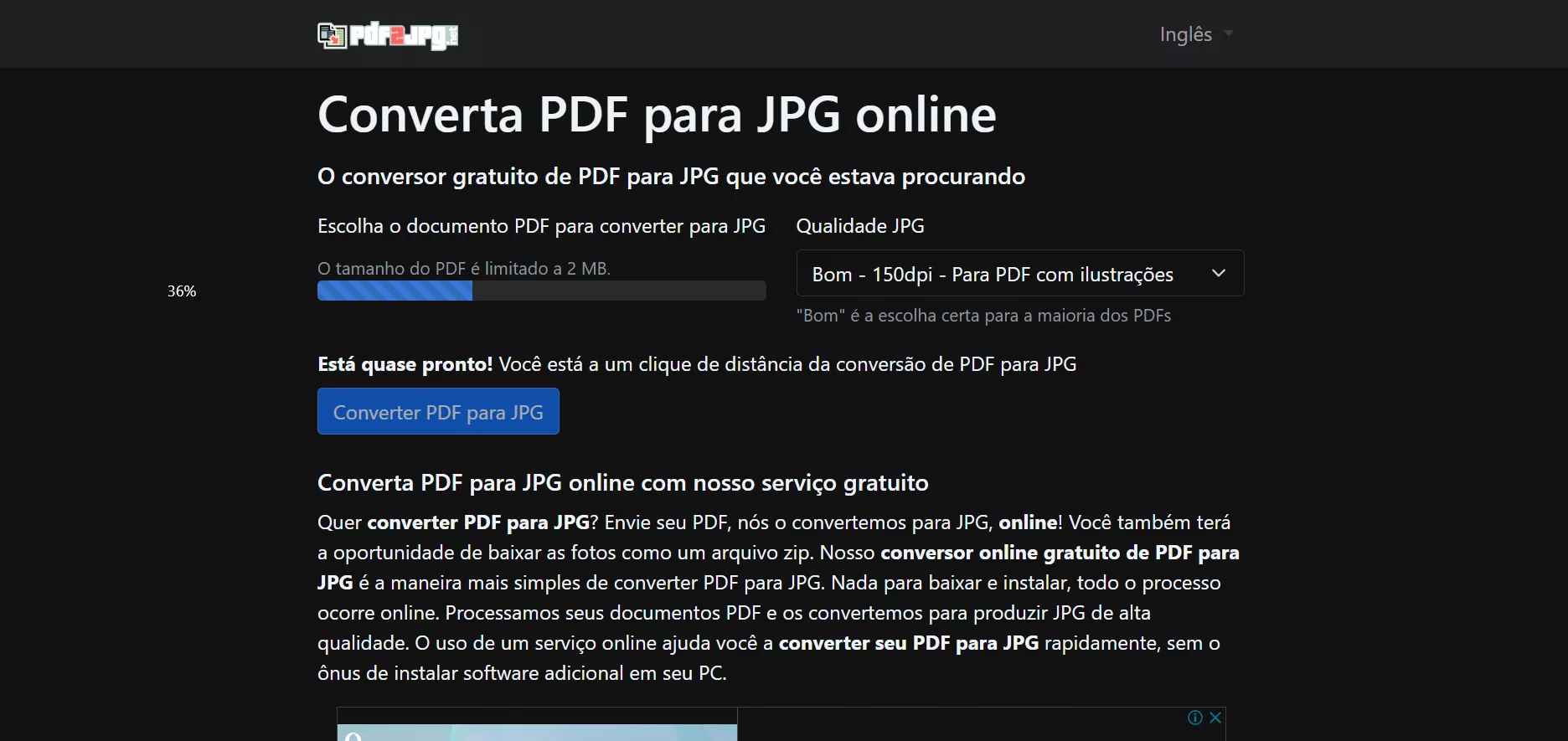 converta pdf para jpg online