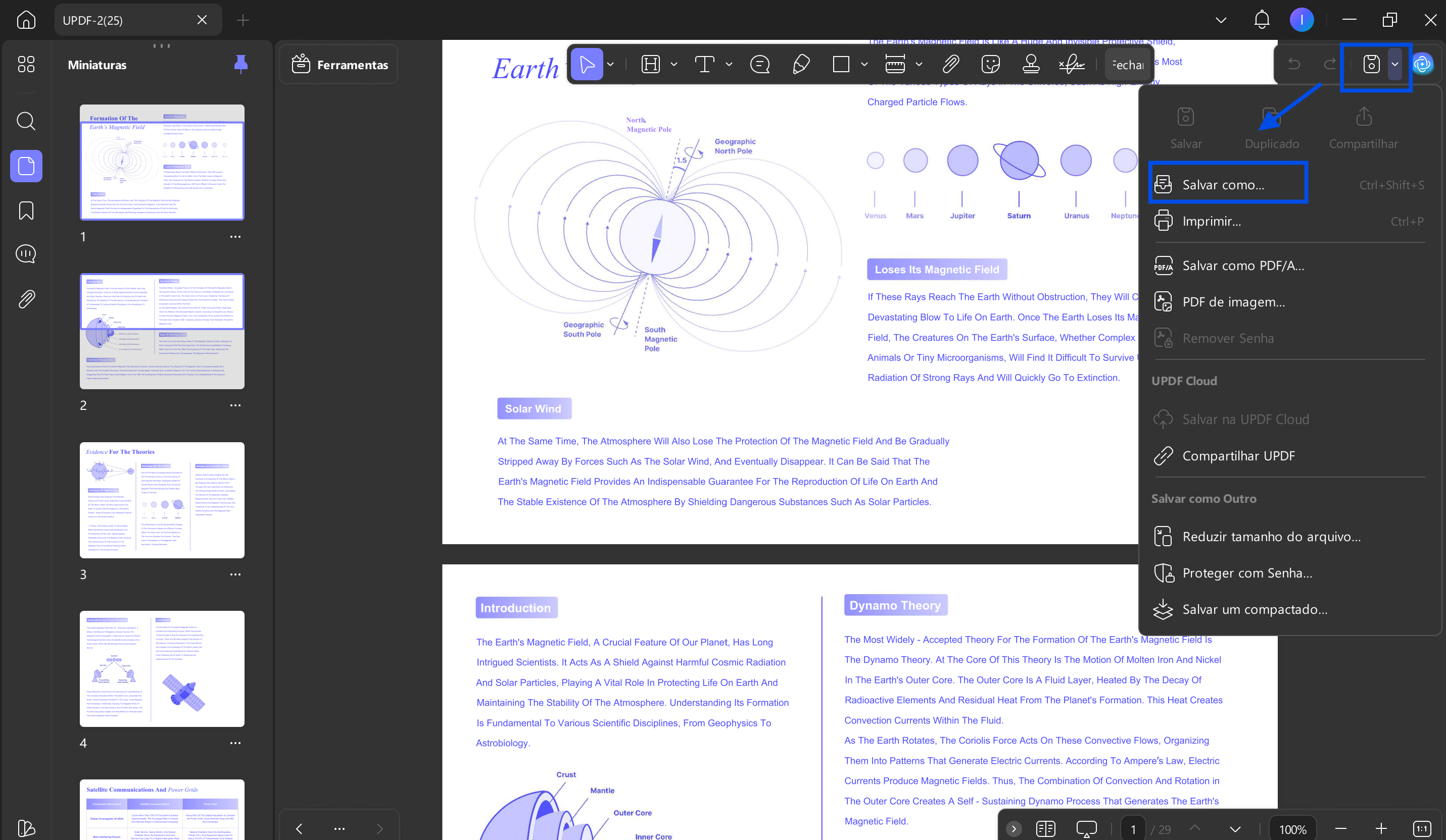 baixar pdf de um site salvar pdf
