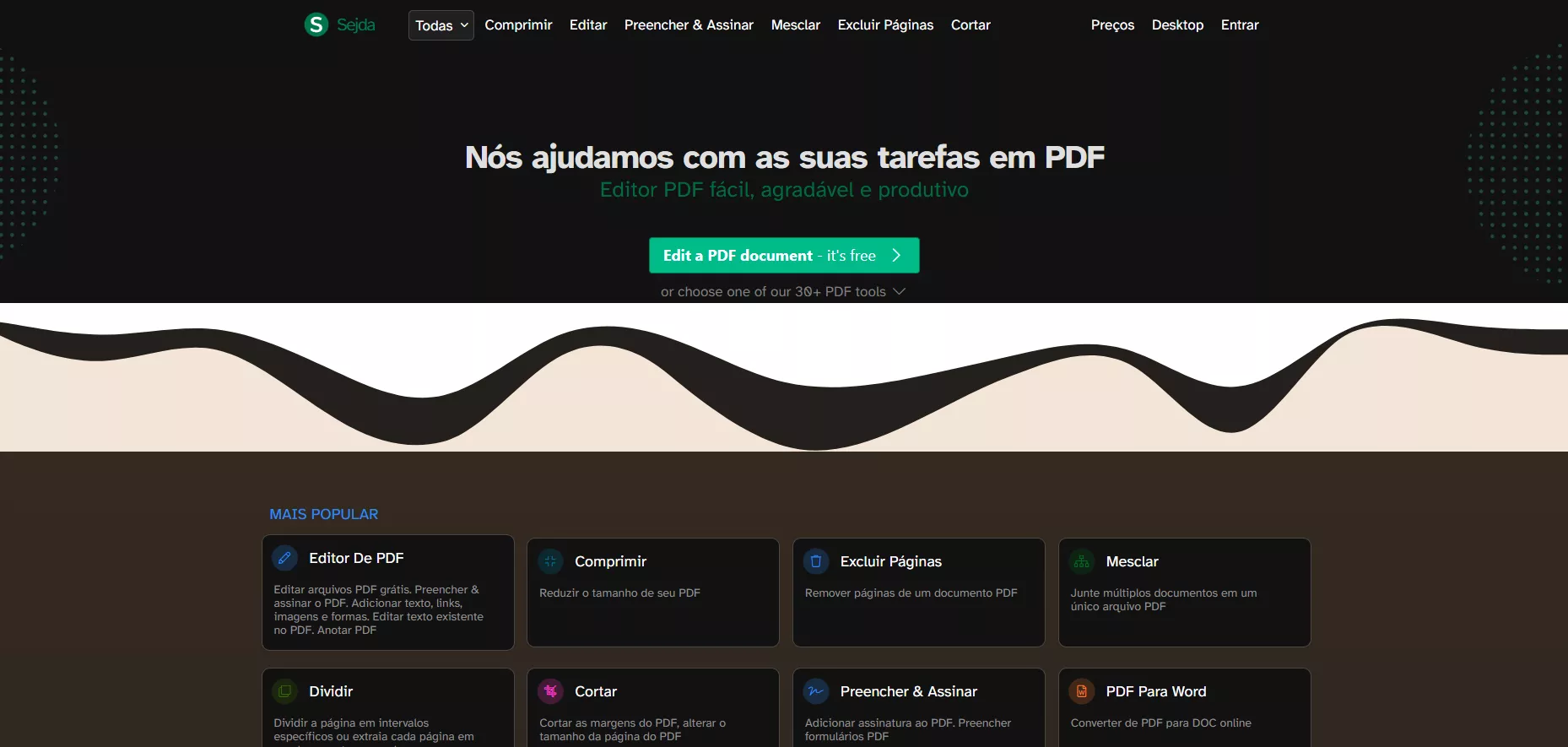 por página