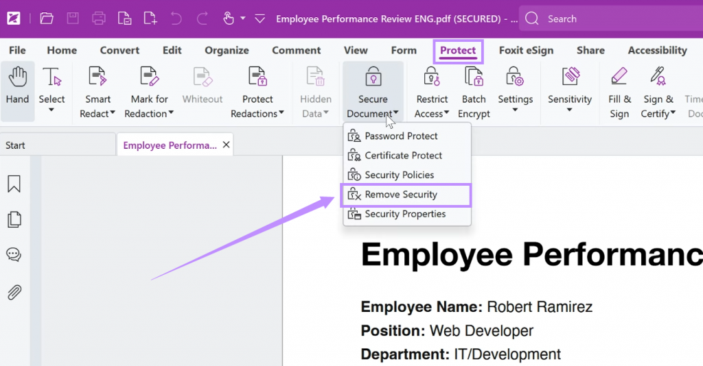 How to Use Foxit to Remove a Password? (Step by Step) | [Official] UPDF