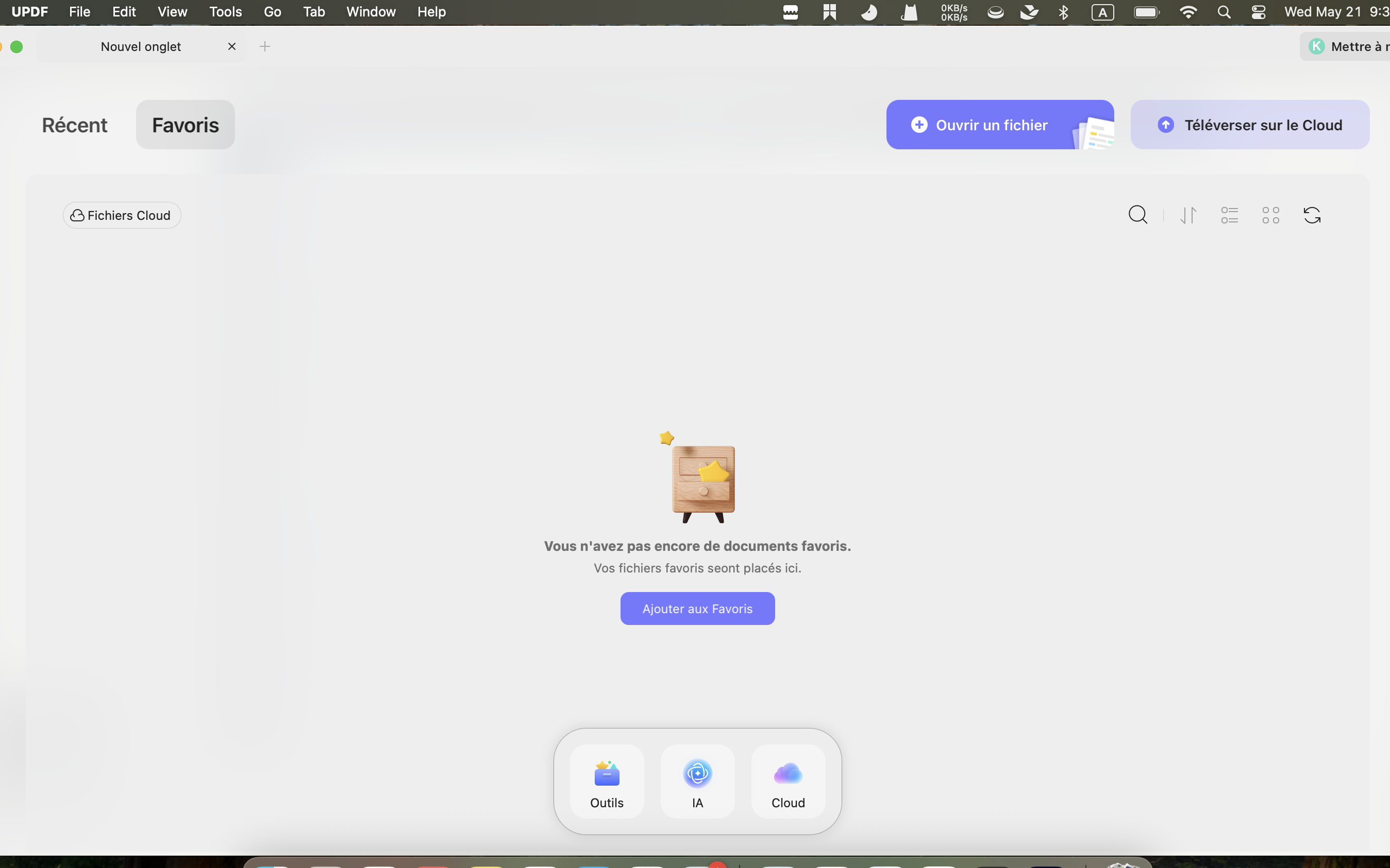 starred interface