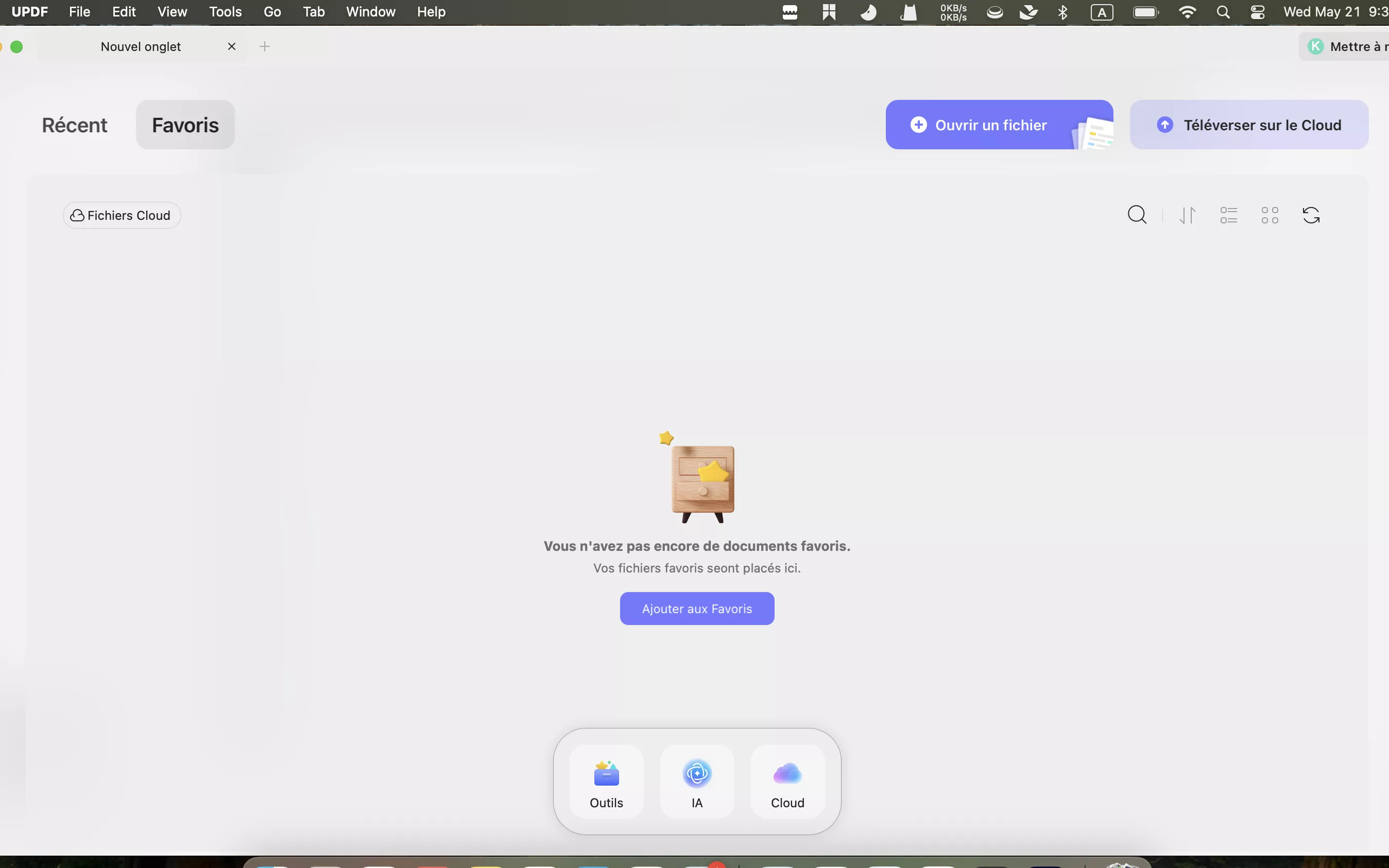 starred interface
