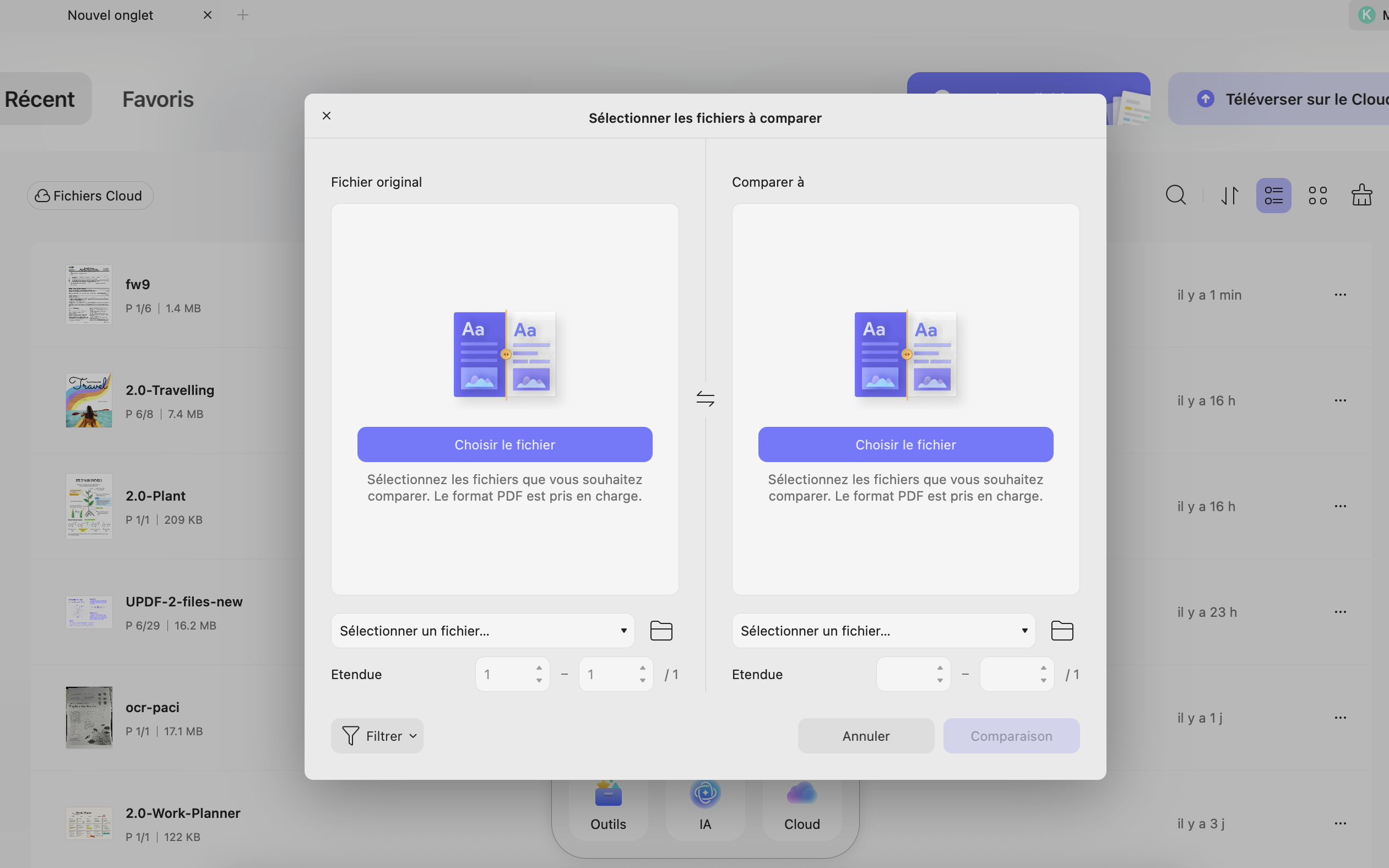 compare pdf