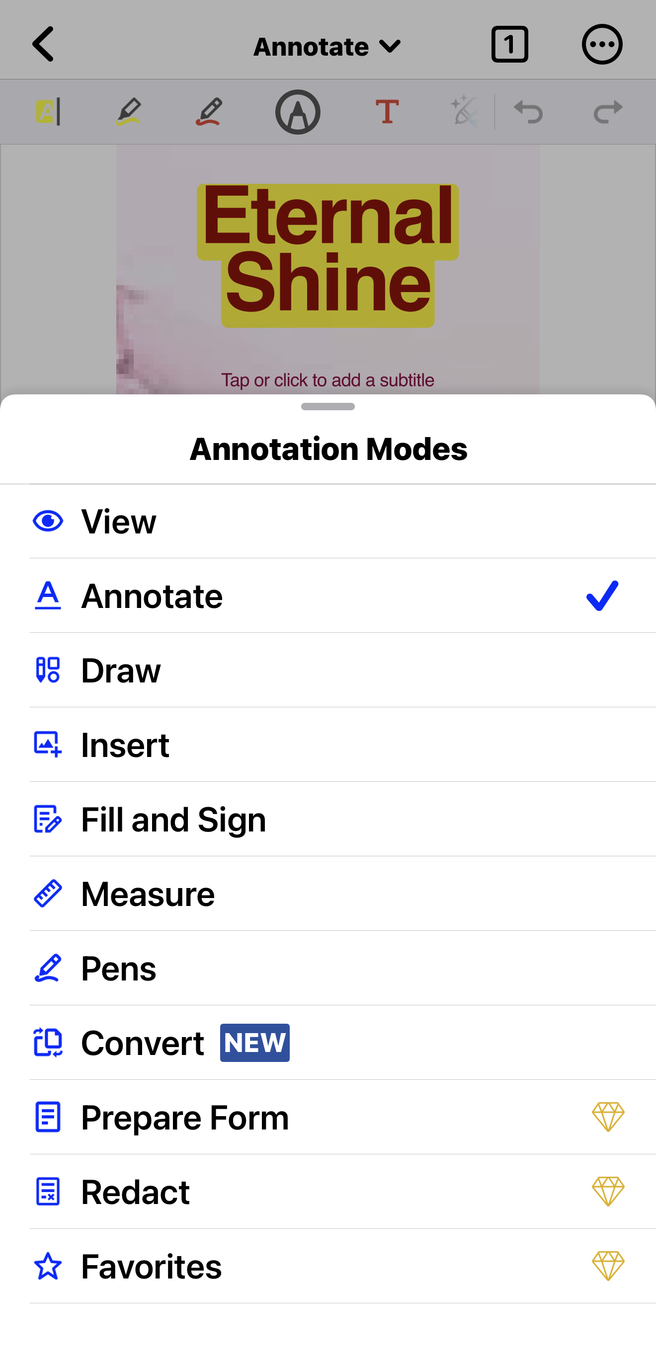 xodo free on any phone for highlighting