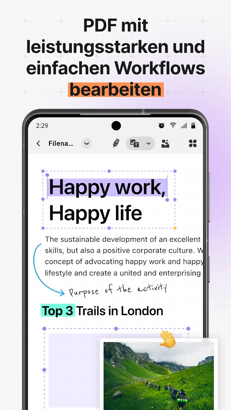 edit pdf android