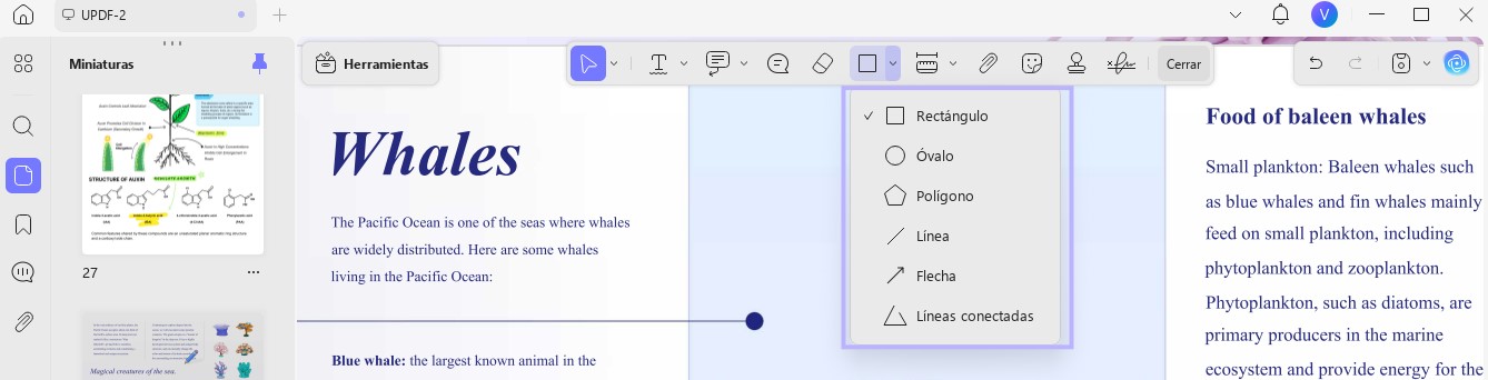 Insertar formas en PDF