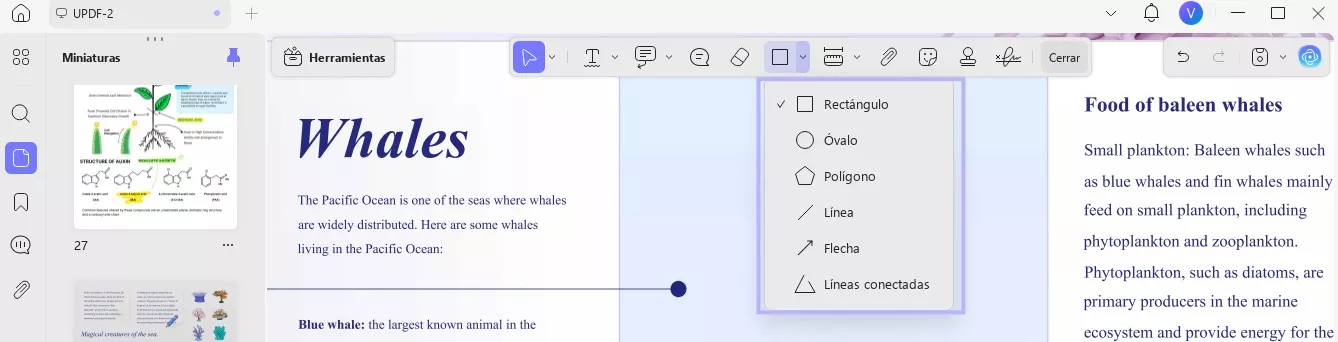 Insertar formas en PDF